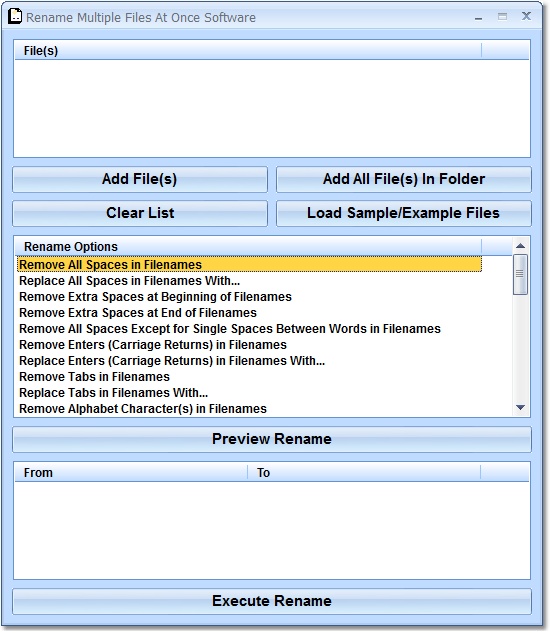 Rename Multiple Files At Once Software