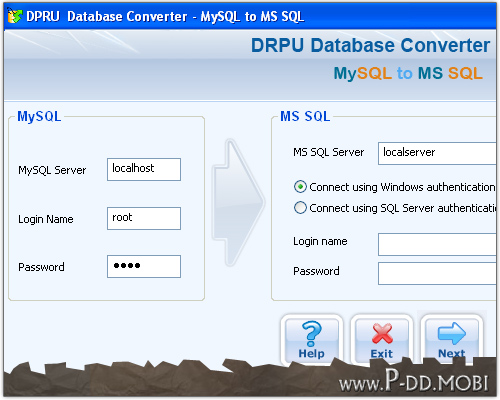MySQL to MSSQL Conversion Tool