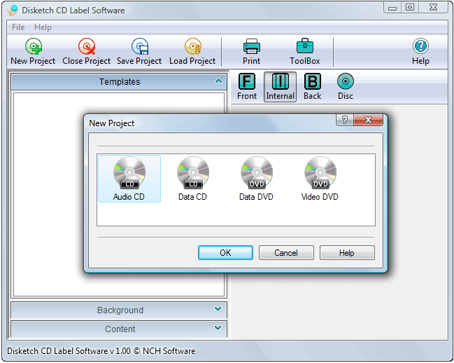 Disketch Pro Disc Label Software
