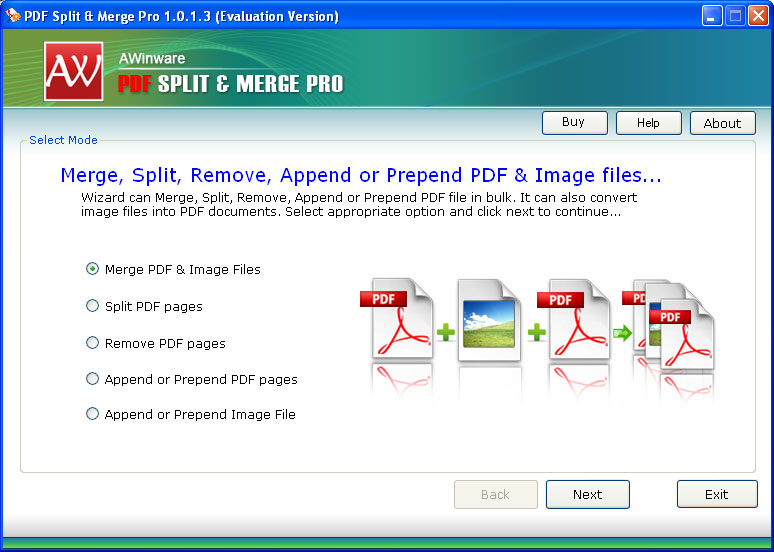 PDF Page Joiner Splitter Cutter