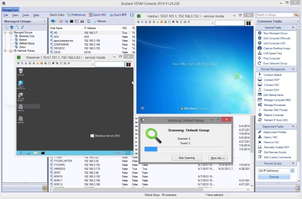 VNC Scan Enterprise Console