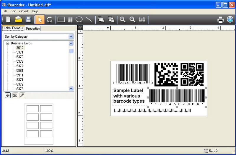iBarcoder, Windows barcode generator