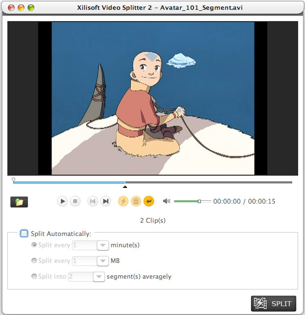 Xilisoft Video Splitter for Mac