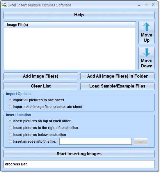 Excel Insert Multiple Pictures Software