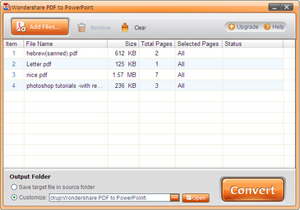 Wondershare PDF to PowerPoint Converter