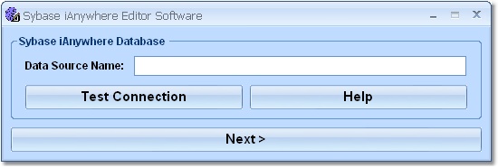 Sybase SQL Anywhere Editor Software