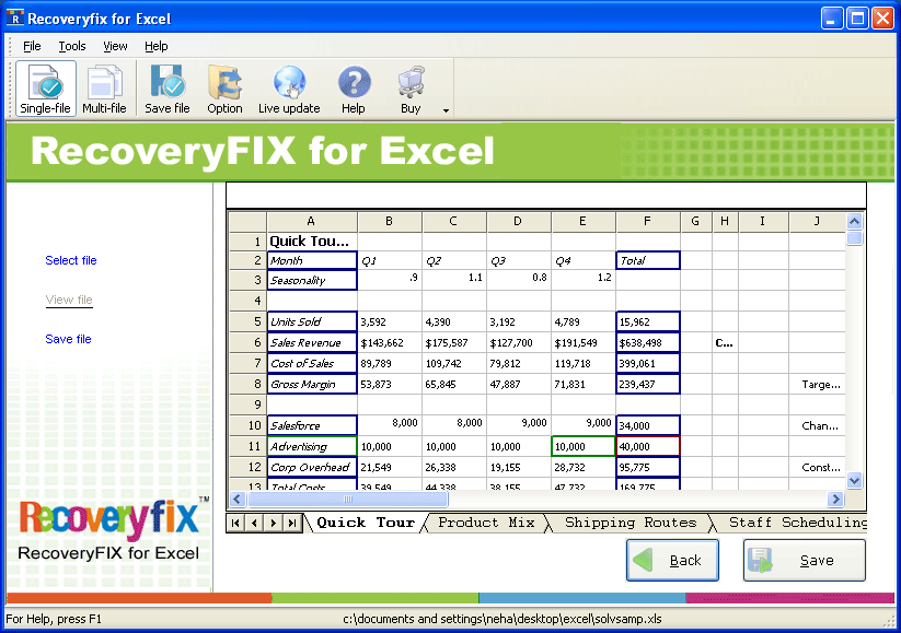 excel file recovery software free download