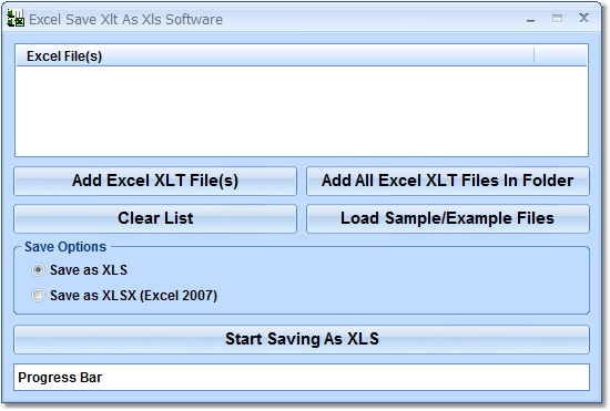 Excel Save Xlt As Xls Software