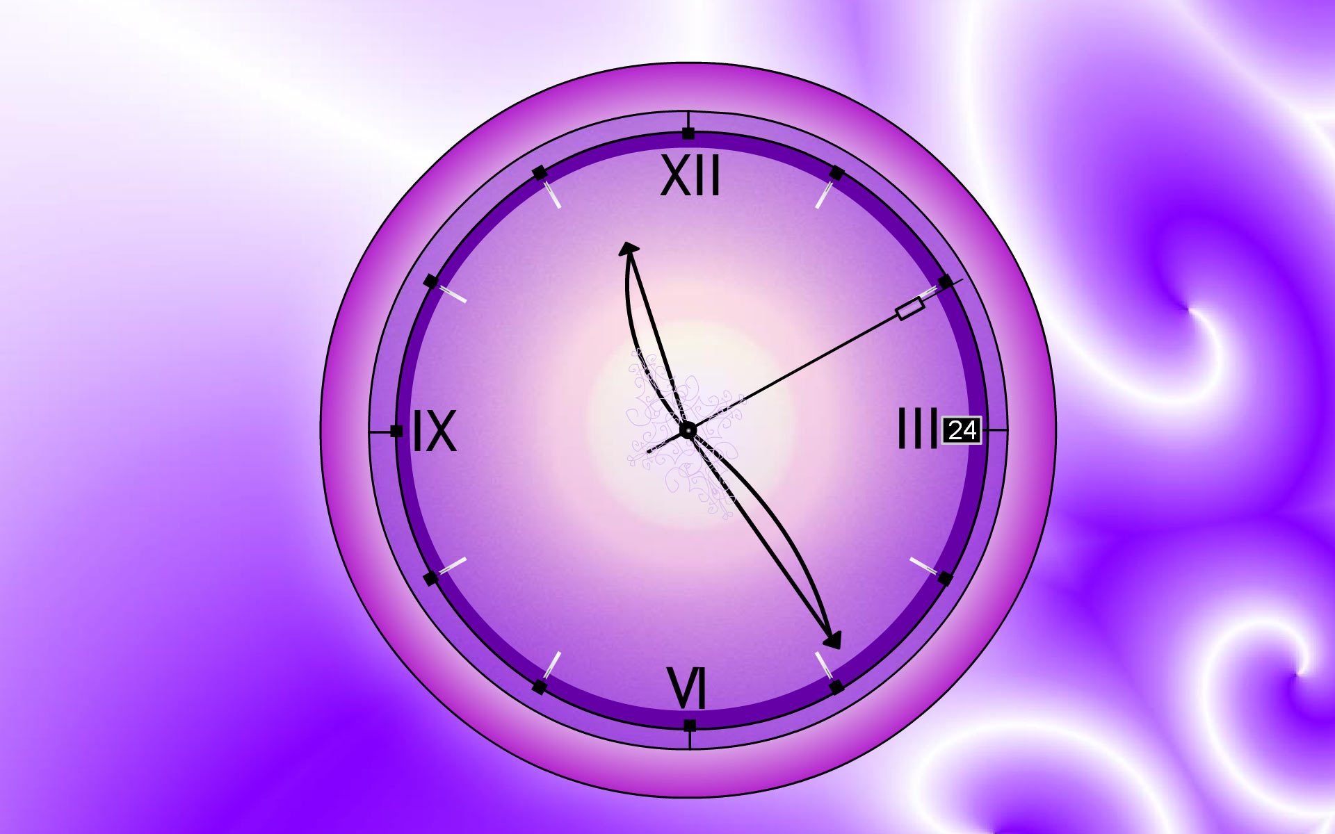 Lacy Clock ScreenSaver