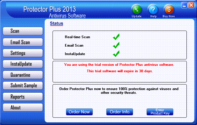 Protector Plus Virus Database Update