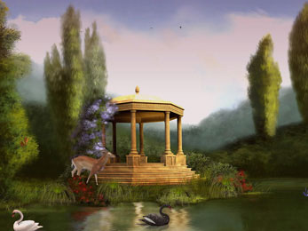 Black Swan Lake - Amazing Desktop Theme