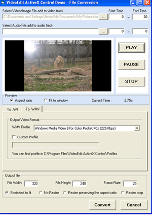 VISCOM Video Edit ActiveX Control