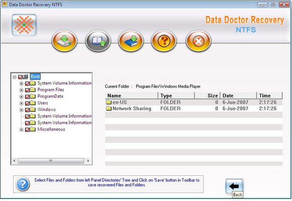 NTFS Files Recovery Tool