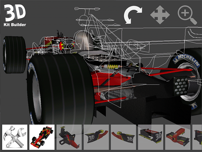 3D Kit Builder (F1 Racecar)