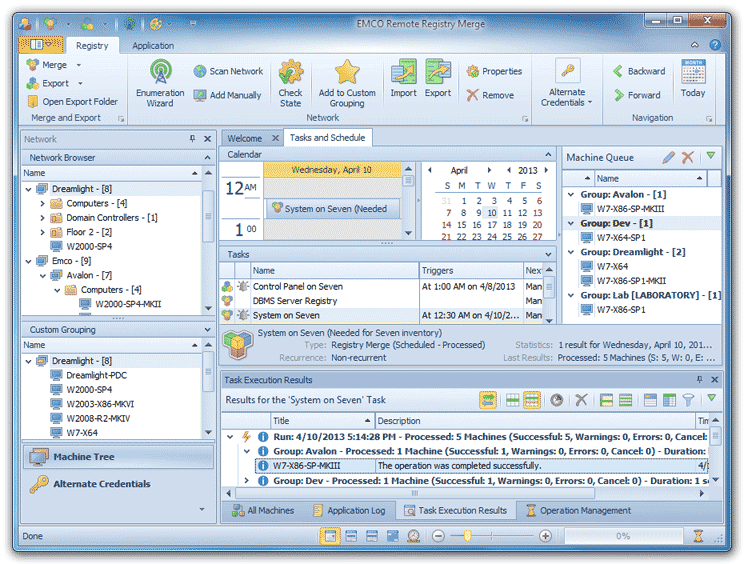 EMCO Remote Registry Merge