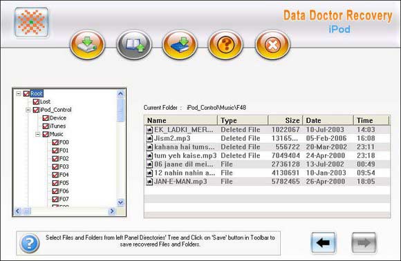 iPod Disk Data File Recovery