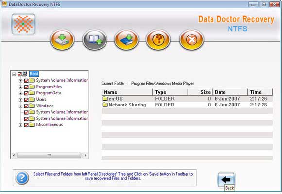 Professional NTFS Partition Restore Tool