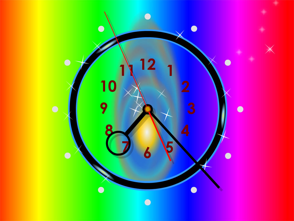 Rainbow Clock ScreenSaver