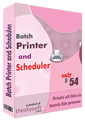 Batch Printer and Scheduler