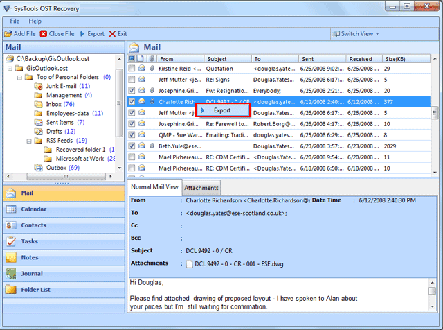 Advance OST Conversion Utility