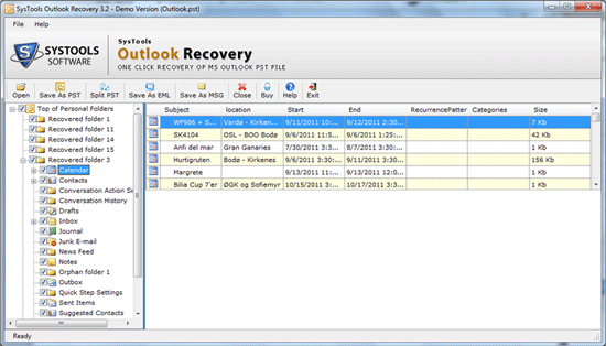 Recovery Tool for PST