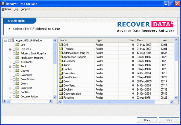 Recover Data for Mac