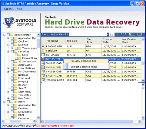 2013 Windows Data Recovery Software