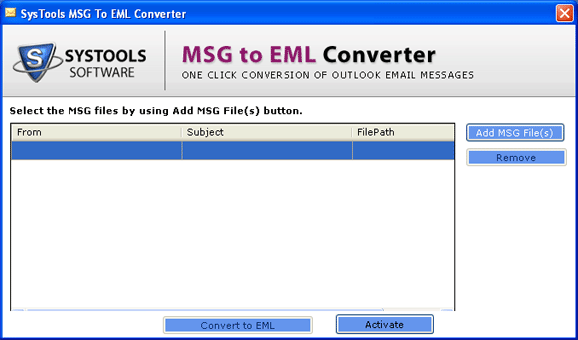 MSG2EML Converter Tool