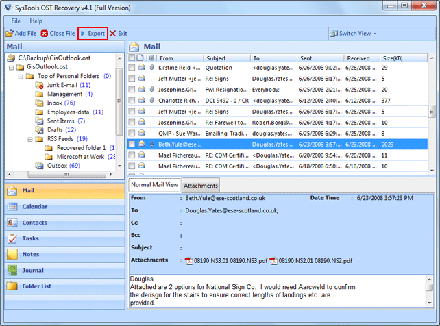 Free Convert OST 2010 to PST 2010