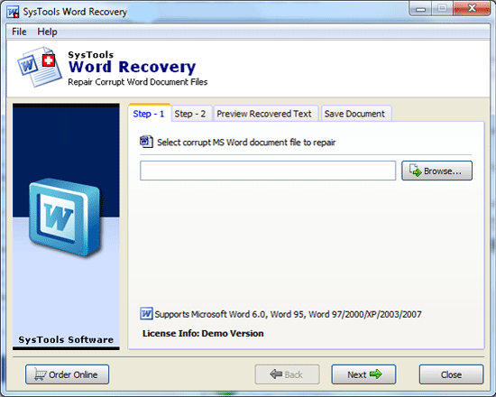 Word File Repair Tool