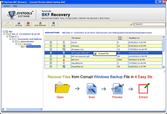 Restore Data from NTBackup