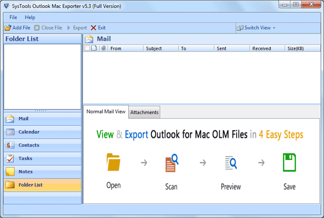 Export from Outlook 2011 to PST