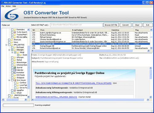 Exchange OST Converter