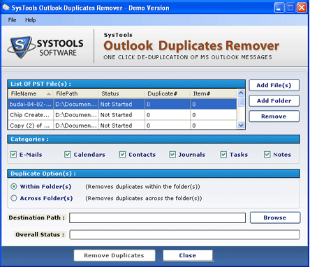 Remove Duplicates in Outlook