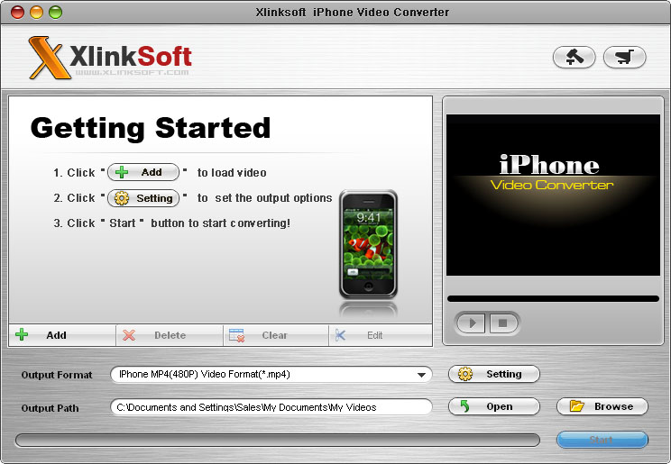 Xlinksoft iPhone Video Converter