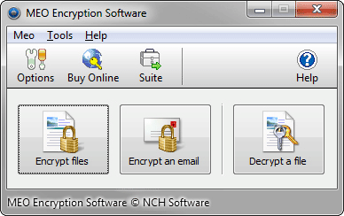 MEO File Encryption Software