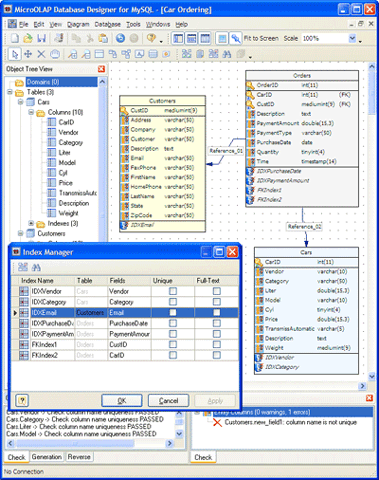 MicroOLAP Database Designer for MySQL