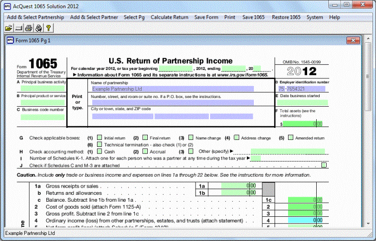 AcQuest 1065 Solution 2008