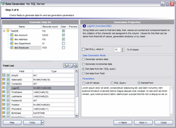 EMS Data Generator for SQL Server