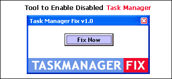 Task Manager Fix