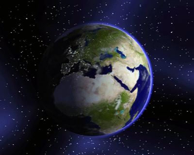 The Earth Screensaver