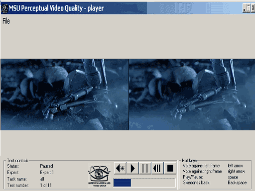 MSU Perceptual Video Quality Tool