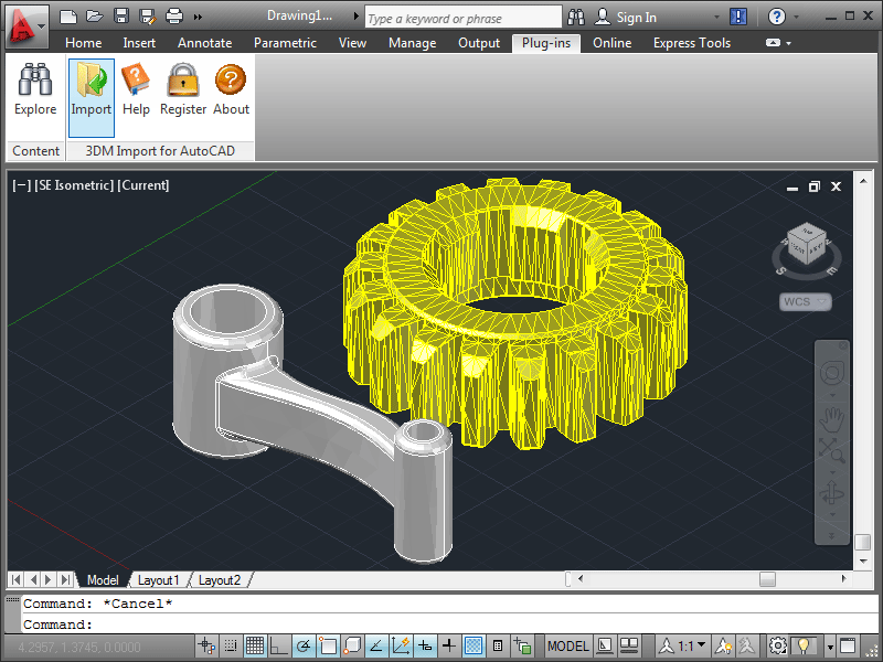 3DM Import for AutoCAD