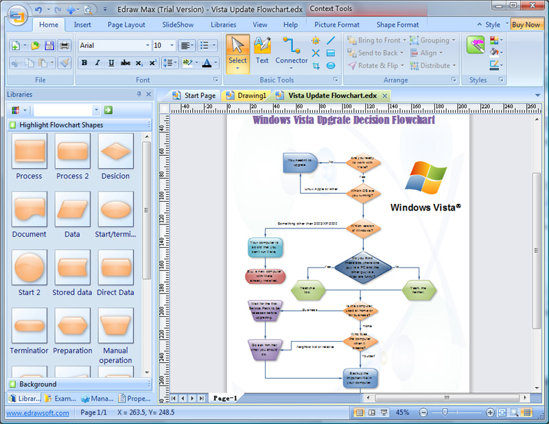 Edraw Flowchart Software