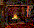 Gothic Fireplace - Animated Wallpaper