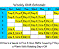 8 Hour Shift Schedules for 7 Days a Week