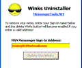 MSN Winks Uninstaller