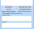 Find and Replace In Multiple HTML Files Software