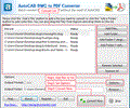 AutoCAD DWG to PDF Converter 2009