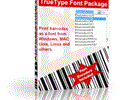 TrueType Barcode Fonts for Windows
